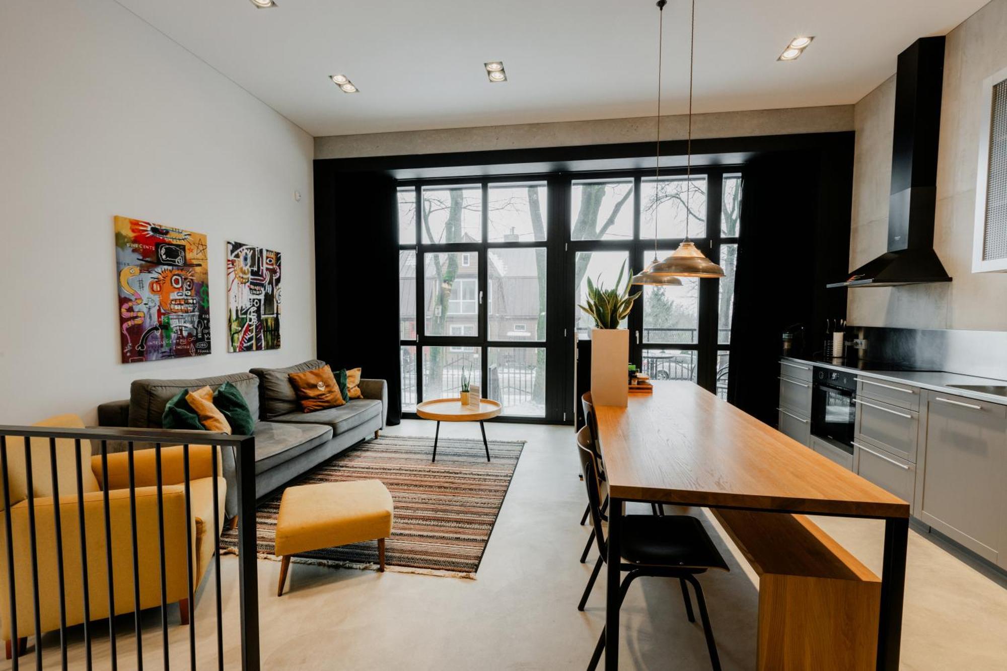 Modern And Spacious Loft Type Apartment 8 With Free Private Parking By "Owl Jazz Apartments" Kaunas Exteriér fotografie