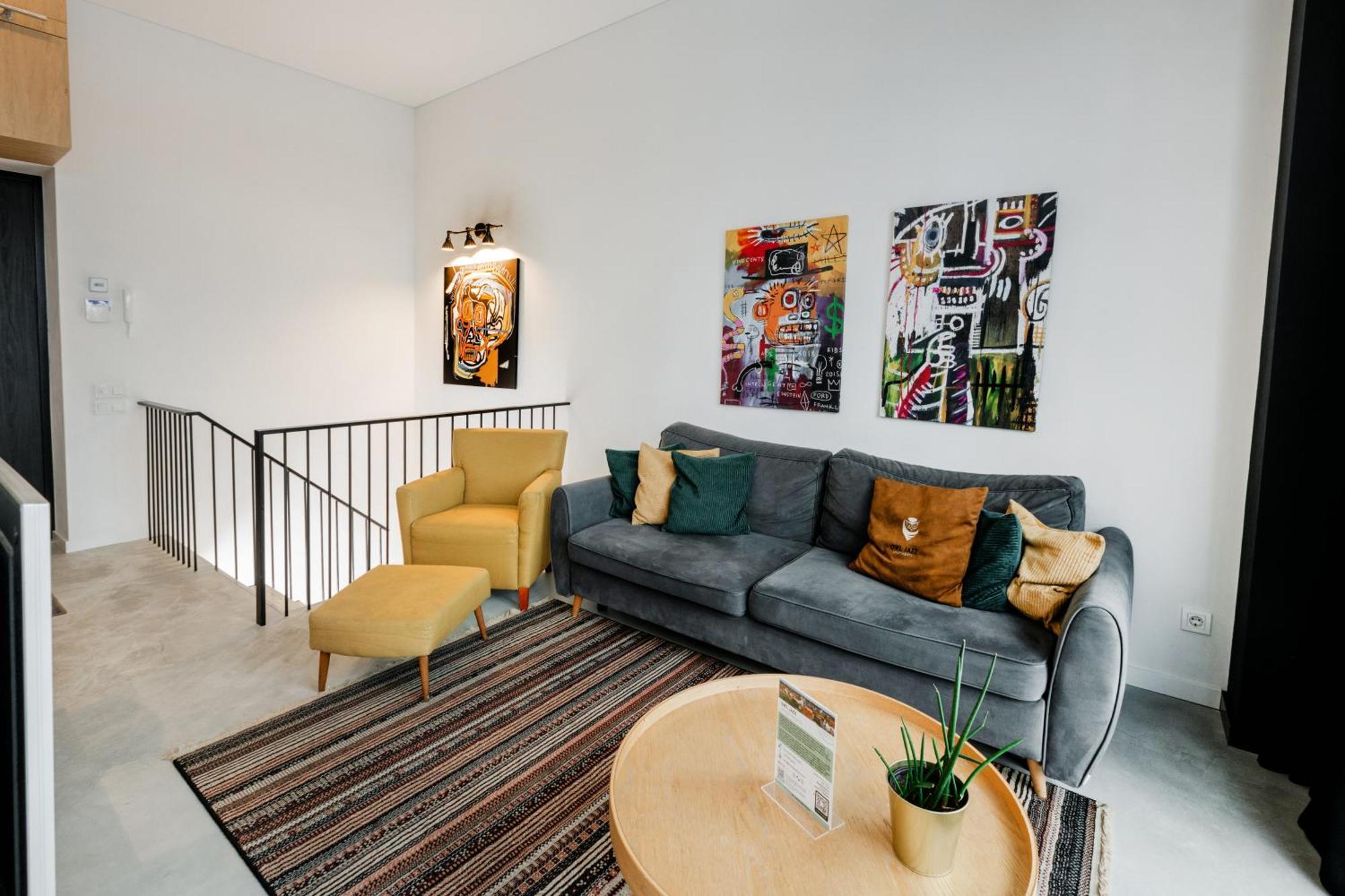 Modern And Spacious Loft Type Apartment 8 With Free Private Parking By "Owl Jazz Apartments" Kaunas Exteriér fotografie